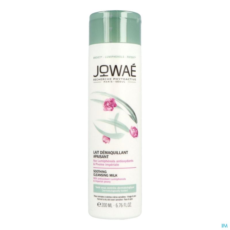 Jowae lait demaquillant apaisant fl 200ml