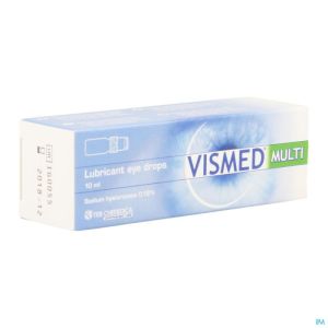 Vismed multi gutt lubrifiant oculaire 0,18% 10ml