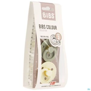 Bibs 2 tetine duo sage ivory