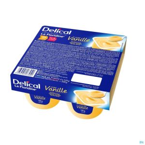 Delical creme dessert la floridine vanille 4x125g