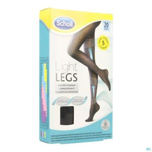 Scholl light legs 20d small black