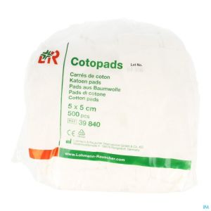 COTOPADS Coton démaq rectangle Sach/200