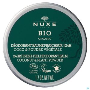 Nuxe bio deo baume fraicheur 24h coco poudre 50g