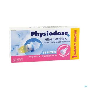 Physiodose filtre jetable mouche bebe 10
