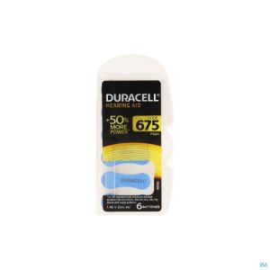 Duracell easytab pile auditive da675 6 bleu