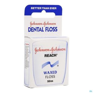 Johnson reach dental floss waxed 50m