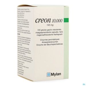 Creon 10000 caps gastroresist 100 x 150 mg