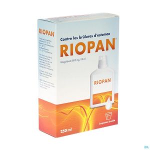 Riopan 800 mg/10 ml susp or 250 ml