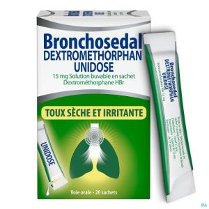 Bronchosedal dextromethor.15mg sol sach 20x5ml ud