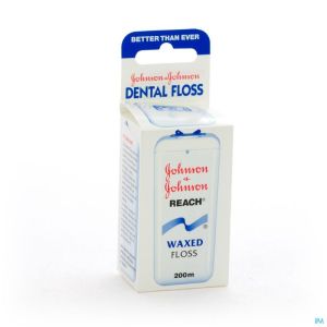 Johnson reach dental floss waxed 200m