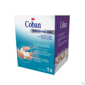 Coban 3m bandage el.white roul.7,5cmx4,57m 1583p-w