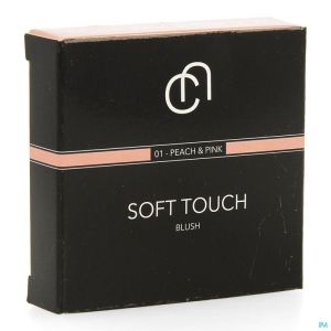 Les couleurs de noir soft touch blush 01peach pink