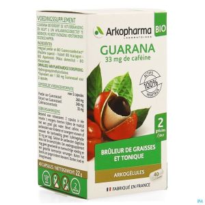 Arkogelules guarana bio caps 40