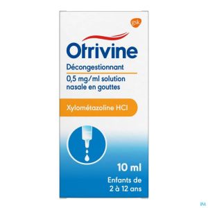 Otrivine hydrat 0,5/1000 gutt ENFANT 10ml