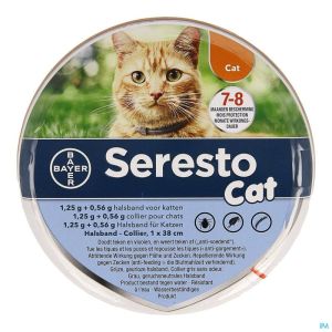 Seresto cat 1,25g +0,56g collier