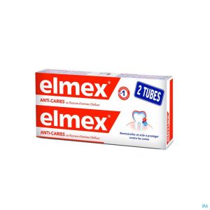 Elmex anticaries dentif tube 2 x 75ml
