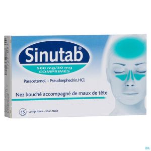 Sinutab 500/30 mg comp 15