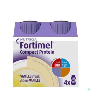 Fortimel compact protein vanille 4x125ml