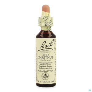 Bach flower remedie 25 red chestnut 20ml