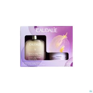 Caudalie coffret noel hle soin lissage&glow 2prod