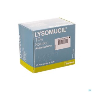 Lysomucil 10% amp 20 x 300 mg/3 ml