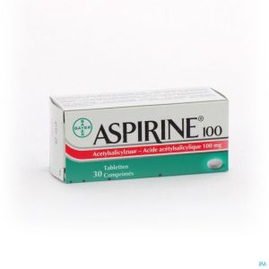 Aspirine 100 mg comp 30