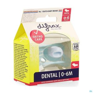 Difrax sucette silicone mini-dental 0-6m 799