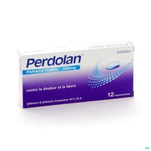 Perdolan supp ad 12x500mg