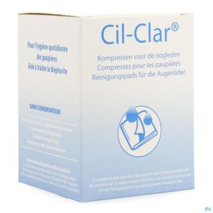 Cil-clar hygiene paupiere cp unidose 20