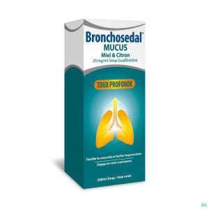 Bronchosedal mucus miel citron 300 ml 20 mg/ml