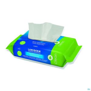 Lamiderm lingettes humides 60 pc