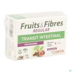 Ortis fruits & fibres regular cubes 2x6