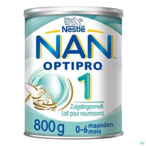 Nan optipro 1 0-6m lait pdr 800g