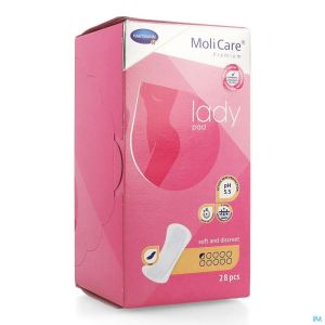 Molicare premium lady pad 0,5 drops 18x8cm 28