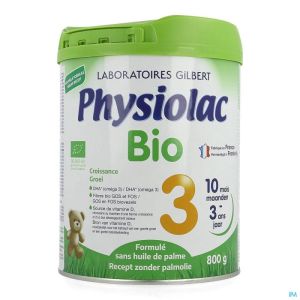 Physiolac bio 3 lait pdr nf 800g