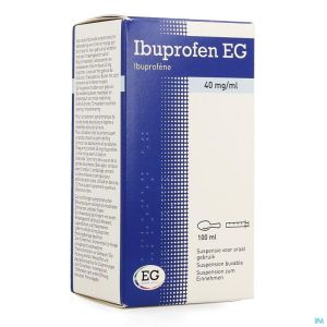 Ibuprofen eg 40 mg/ml susp buvable 100 ml