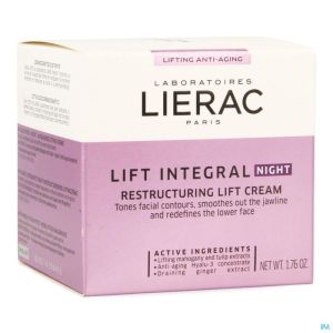 Lierac lift integral creme affinant nuit pot 50ml