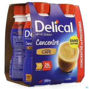 Delical concentre cafe 4x200ml