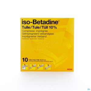 Iso betadine tulles compr 10