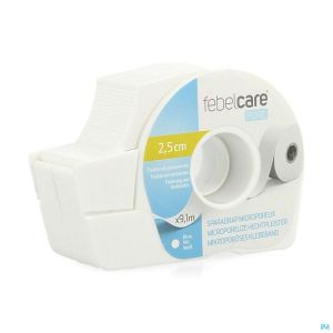 Febelcare pore sparadrap microporeux 25mmx9,14m