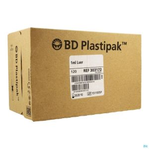 Bd plastipak seringue luer tubercul. 1ml 1 303172