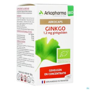 Arkogelules ginkgo bio caps 150