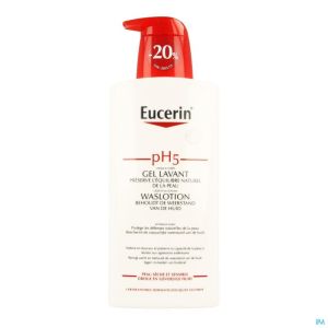Eucerin ph5 peau sens savon liq+pompe 400ml -20%