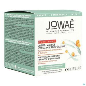 Jowae creme masque hydratant recup. nuit pot 40ml