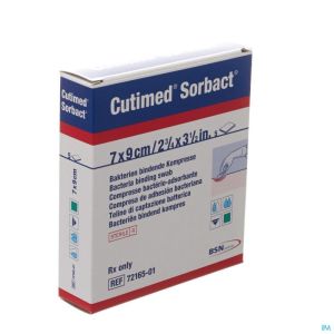 Cutimed sorbact cp 7x 9cm 5 7216501