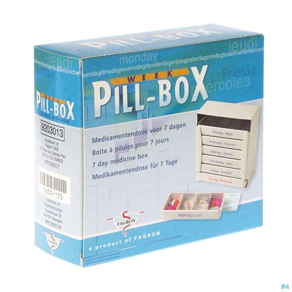 Pillbox week/ semaine