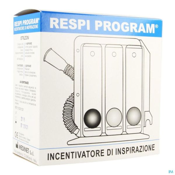 Respiprogram spirometre incentif