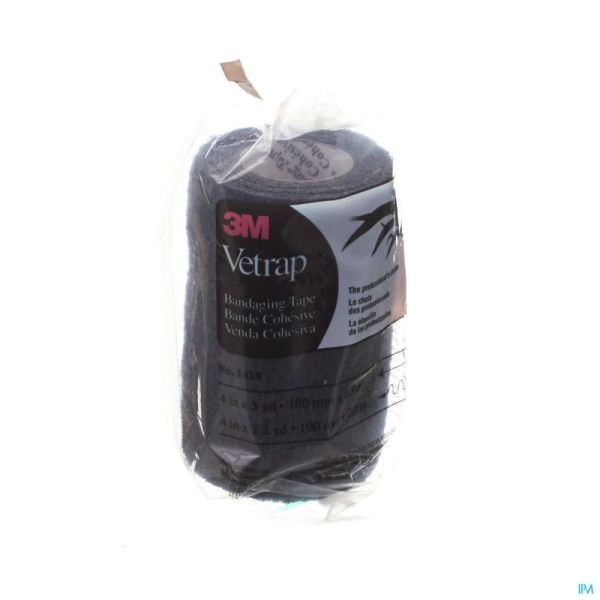 Vetrap bandage 10cm noir