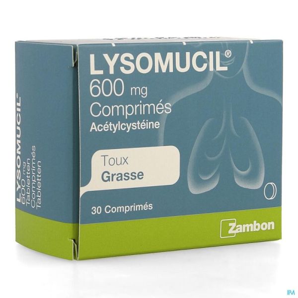 Lysomucil 600 comp 30 x 600 mg