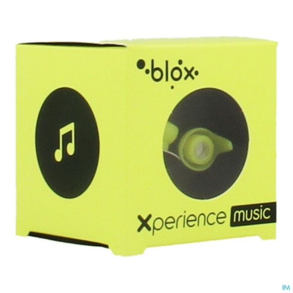 Blox xperience music bouch.or. jaune fluo 1 paire